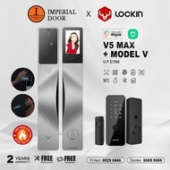 BUNDLE Lockin V5 Max + Model V (Gate) Digital Lock / Premium Biometrics V5 Max With Model V On Gate - Imperial Door
