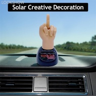 LOOKSHOW Finger Solar Powered Shaking Car Dashboard Decoration Bobbling Toy Desk Home Decor Office O