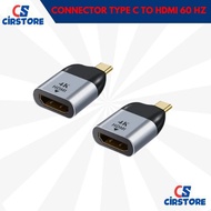 Converter HDMI TO Type-C Gender Adapter Portable/ Connector HDMI TO Tye-C 4K 60Hz