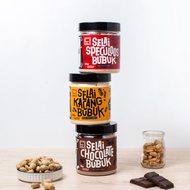 Jam Lean Lab Triple Pack (250gr x3) Jam Chocolate/Bean Powder (Vegan, Low Calorie, Low Fat)