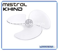 Mistral Stand 18"Fan blade (Half Moon) FAN BLADE HOLE 8mm MSF1805MR -MSF1805 clear color