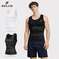 SELCS Sports Vest/Men's Compression Vest for Men/Pakaian atas lelaki/High ElasticT Shirt/運動背心