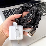 Suitable for Apple MacBook pro M5 70W Charger Case Air Gauze Data Cable Protective Case No Winding