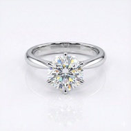 IGI-3.06克拉實驗室培育鑽石白金戒指