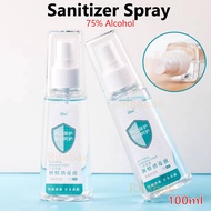 READY STOCK 100ml Sanitizer Spray Alcohol Smell Sanitiser Spray 75% Ethanol Etanol Instant Use Rinse Free