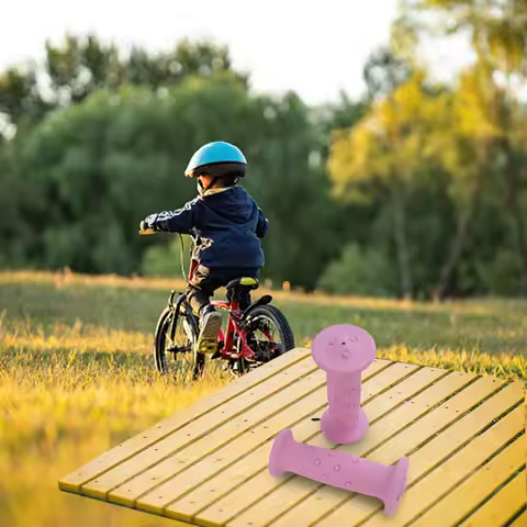 1 Pair Rubber Bicycle Handle Bar Grips 18mm For BTWIN Kids Bike 14i-16nch Anti-slip Waterproof Tricy