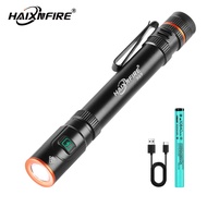 HaixnFire X69 Mini EDC flashlight 2500 lumens Pen lamp USB rechargeable Outdoor camping lamp Jackete