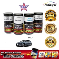 AUTOSPA Touch Up Paint Volkswagen 3pcs/Set (Base Coat + Solvent + Clear Coat)
