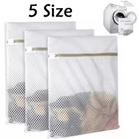 Exquisite Honeycomb Mesh Laundry Bag, Coarse Mesh, Durable and Anti Deformation Mesh Bag, Reusable T