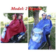 2-head Motorcycle Raincoat