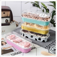 MDLBake 10pcs PREMIUM OVAL aluminum foil cake cup Korean desert box cup cake pudding box