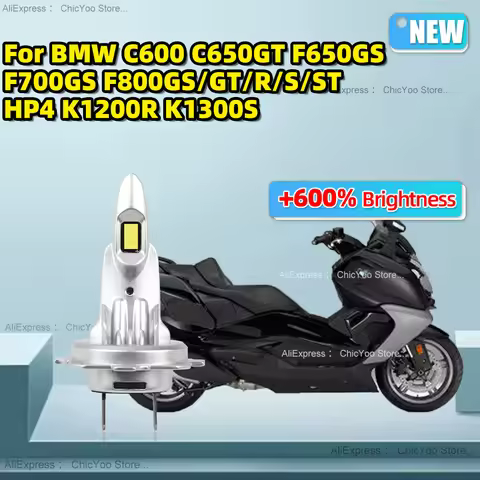 1Pcs Motorcycle LED Headlight Bulbs 15000lm 6000K For BMW C600 C650GT F650GS F700GS F800GS/GT/R/S/ST