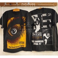 NINE INCH NAILS The Downward Spiral '97 Bio Washed vintage shirt Tour Rapama Rock Band