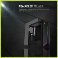 ▩ ♞ ❁ Fantech Pulse CG71 RGB Mid Tower Case Black, Best Seller, Brand New, Original, Cheapest, Plug