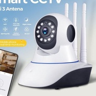 Restock Ip Camera CCTV WIRELESS Wifi 3-antenna v380 - Ip Cam v380 Wifi Smart Net Camera