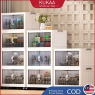 Kukaa  L45-78CM Foldable&Stackable Storage Cabinet Multifunction With Wheels Storage Box 多功能储物柜