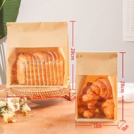 Toast Bag Raw Toast Bag Rolled Edge Wire Sealing 450g Raw Toast Fresh Toast Window Paper Bag Toast B