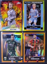 2023 Topps MLS Chrome Number Parallels