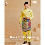 FREE SAMPIN[YELLOW ] BAJU MELAYU MAGNIFICENT 4.0 BY ELRAH EXCLUSIVE