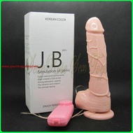 Realistic dildo vibrator Flexible penis with textured shaft and strong suction cup Sex toy for women