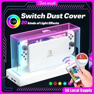 [SG READY STOCK] Nintendo Switch Oled Dust Cover Base Transparent Nintendo Switch Game Console Host Dock Acrylic Cover