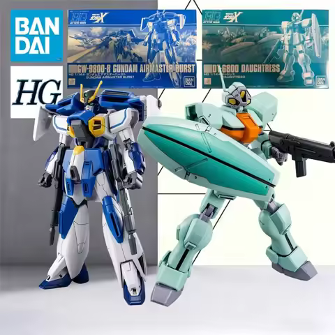 Bandai HGAW 1/144 Gundam Airmaster Burst GW-9800-B & Daughtress DT-6800A Gundam X Assembly Gunpla