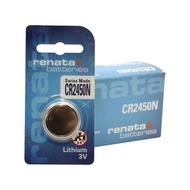 Renata CR2450 Battery Swiss Made 3V Lithium CR2450N