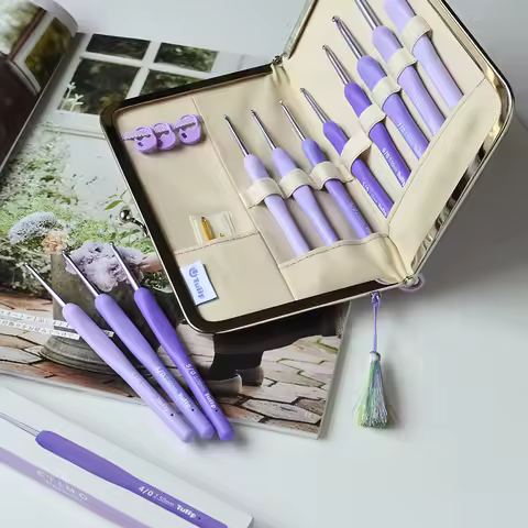 Japan ETIMO MURASAKI Lavender series crochet hook 1 order=1pc