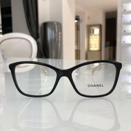 chanel 簡約行平光眼鏡 全新全配