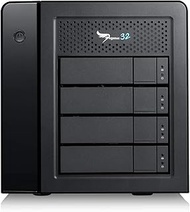 Promise Pegasus32 R4 16TB (4x4TB) Hybrid Thunderbolt 3 or USB32 Direct Attached RAID Storage, High P