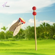 [freneci] Traditional Chinese Wood Cicada Toy Cicada Sound Maker Assembly Required Unique