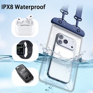 Fonken 8 Inchs Waterproof Phone Bag Underwater Swimming Bag IPX8 Waterproof Phone Pouch