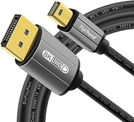 Mini Displayport Cable 3ft,Toptrend 8K DP [Display Port] Cable 1.4 Supports to 8K 60Hz,4K 144Hz,1080p 240Hz,HBR3,32.4Gbps,HDR,HDCP 2.2,G-sync and Freesync on The Gaming Monitor,HDTV,Laptop,etc