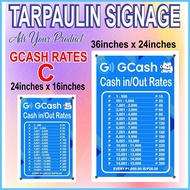 ❡ ▬ ☈ Gcash Tarpaulin for Cash in Cash out and Gcash Rates