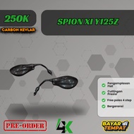 Yamaha X1 Y125z Carbon kevlar mirror Carbon fiber/
