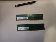 ADATA 2666 DDR4 記憶體 8gb *2條 =16gb