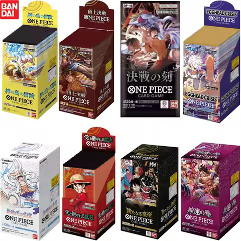 BANDAI One Piece Op01-op16 Series Card Game Romance Dawn Booster BOX JAPAN Anime TCG Collection Card