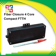 กล่องพักจุดต่อสายไฟเบอร์ Compact Closure 4 Core inline small for Drop wire