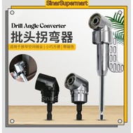 SinarSupermart Right Angle Drill Adapter 105 Hex Shank Magnetic Holder Right Angle Converter Rod Scr