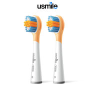 usmile Mini Brush Head Soft Clean for Childrens Sonic Electric Toothbrush - 2Pcs