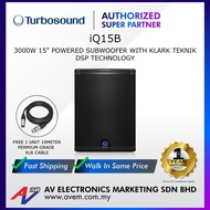 TURBOSOUND iQ15B 3000 Watt 15" Powered Subwoofer with Klark Teknik DSP Technology