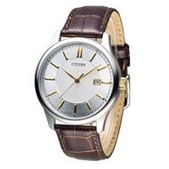 [Powermatic] Citizen BI1054-04A Quartz Standard Analog Leather Strap Water Resistance Classic Unisex Watch