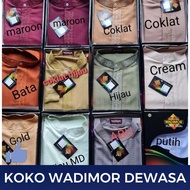 Baju koko wadimor lengan panjang motif dobby 100% original pria dewasa