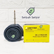 TIRES.IN BICYCLE 26X1.75 26X2.125 60MM UNITED 60 MM PRESTA VALVE FV 26X175 26X190 26X195 26X200 26X2