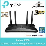 TP-Link Archer AX50 - AX3000 Dual Band Gigabit Wi-Fi 6 Router (AX50)