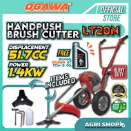 Agrishop Ogawa LT20N Hand Push Lawn Mower Wheeled Brush Cutter Mesin Rumput 52cc FOC Ogawa 2T
