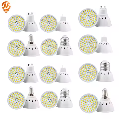 1-10PCS LED Spotlight Bulbs GU10 MR16 E14 E27 AC110V 220V Halogen Lamp Replacement Home Directional 