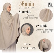 {LIMITED EDITION} SET TELEKUNG RANIA || MATERIAL COTTON CUBE TEXTURED || IRONLESS || FREE TRAVEL BEG