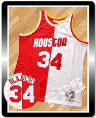【稀有款復古SW】火箭Olajuwon球衣 主客同場配色 特別版