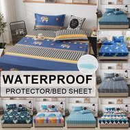 Cadar Waterproof Single Size Queen Size King Size Fitted Bedsheet Waterproof Mattress